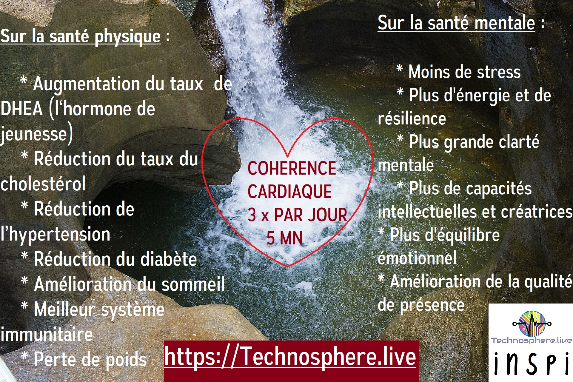 coherence cardiaque by technsophere cf David Servan Schreiber, livre guérir