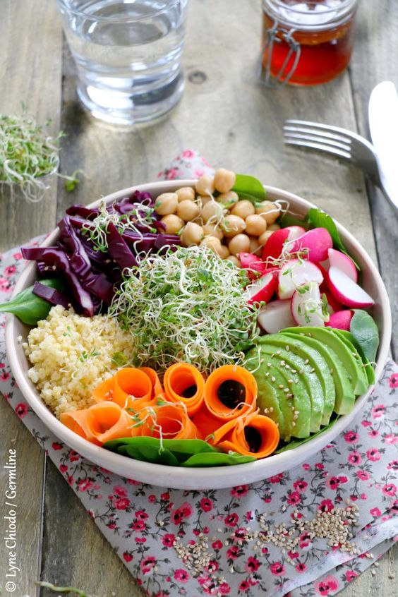 graines germées repas